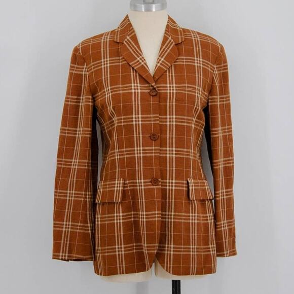 Vintage Claude Barthelemy Linen Blazer - Picture 1 of 6